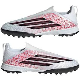 adidas F50 League Laceless TF Kinder Cloud White/Core Black/Lucid Red 35