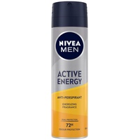 NIVEA MEN Active Energy Antitranspirant-Spray für Herren 150 ml
