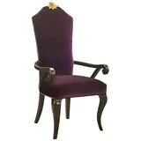 Stuhl Stühle Thron Sessel Set Esszimmer Designer Holz Antik Stil Barock Rokoko