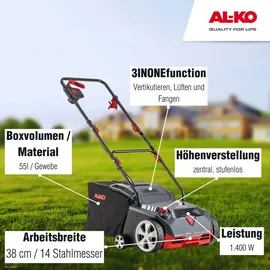AL-KO Elektro-Vertikutierer 38.4 E Combi Care