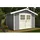 Weka Gartenhaus 122 3 x 2,35 m grau