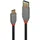 Lindy USB-Kabel USB 3.2 Gen2 USB-C® Stecker, USB-A Stecker 1.00m Schwarz, Grau 36911