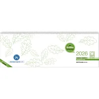 Zettler Schreibtischquerkalender Giganta XXL 42,2x14,8cm RC Kalendarium 2026