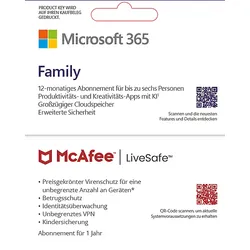 M365 Family McAfee MLS Bundle - [PC/MAC]