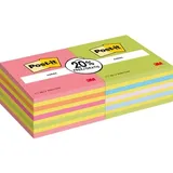Post-it Haftnotizenwürfel 76 x 76 mm Farbig sortiert Vorteilspackung 2 Blöcke à 450 Blatt