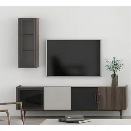 JV Möbel RTV TV-Ständer 43 cm X 60 cm Braun Holz