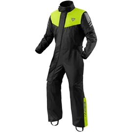 RevIt! Regenanzüge Unisex Schwarz/Neon-Gelb S