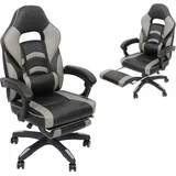 MuCoLa Gamingstuhl Drehstuhl Grau PC