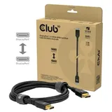 Club 3D DisplayPort 2.1 VESA DP80 Kabel 2m 8K 240Hz St./St. schwarz