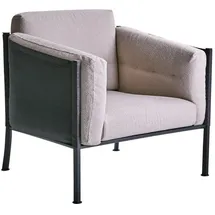 Brafab Delux Gartensessel 85 x 80 x 80 cm schwarz
