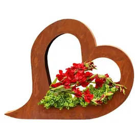 Badeko Metalldekoration Badeko Herz-Set „Lydia“ (55 cm & 80 cm) zum Bepflanzen