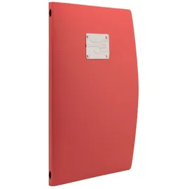 SecurIT® Securit Rio A4-Speisekarten-Mappe mit Gabel-Design und mit einem Doppeleinleger, Rot