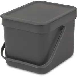Brabantia Sort & Go Abfallbehälter 6 l grey