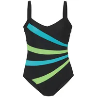 LASCANA Badeanzug Isolde Schwarz 48 Cup F