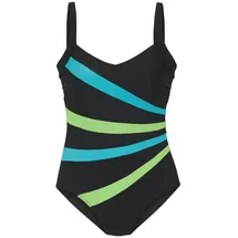 LASCANA Badeanzug Isolde Schwarz 48 Cup F