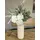 2474U Kunstblüte Orchidee weiß 10 cm 3er-Set, naturgetreue Seidenblüte