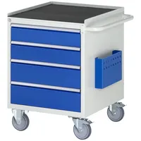 Rau Montagewagen Metall-Top 4 x Schublade-L 2x120, 2x150mm BxTxH 580x650x795 mm