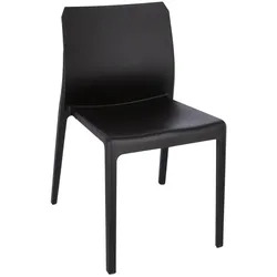 Outdoor Stapelstuhl MIA schwarz