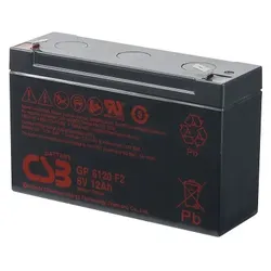 CSB Bleiakku 6V 12Ah GP6120F2 Hitachi wartungsfrei AGM Bleibatterie