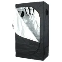 Growbird Foliengewächshaus Growbox 90x50x160 cm, Growzelt, Indoor Grow Box, 30-St.