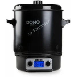 DOMO Einkochautomat 27 l Schwarz