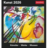 Harenberg Kunst Tagesabreißkalender 2026 - Kulturkalender - Künstler, Werke, Museen