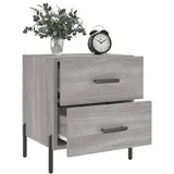 vidaXL Nachttische 2 Stk. Grau Sonoma 40x35x47,5 cm Holzwerkstoff