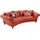 Home Affaire Big-Sofa HOME AFFAIRE "Tassilo geschwungene Formensprache, bequem, Mega Sofa, Breite 350cm", orange (koralle), B:350cm H:95cm T:110cm, 100% Polyester, Sofas, Big-Sofa