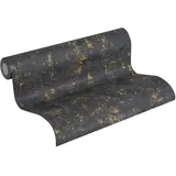 A.S. Création Vliestapete Used Look 10,05 m x 0,53 m 230782 Schwarz/Gold