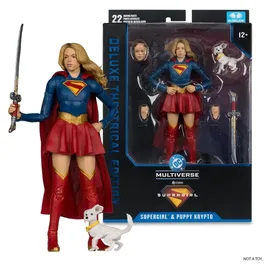 McFarlane Toys Supergirl und Baby Krypto 18 cm Actionfigur