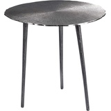 M2 Kollektion Nanda 2 Couchtisch/Beistelltisch/Tischset, Metall, grau, silber, Durchmesser, Höhe 50cm