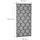 Relaxdays Duschrollo 80 x 240 cm grau