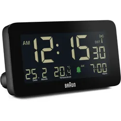 BRAUN BC10 DCF-B Funkwecker schwarz