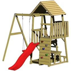WENDITOYS Kletterspielturm »Gorilla«, BxHxT: 270 x  270 x  290 cm, natur - braun