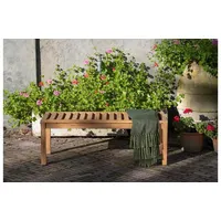 Exotan Gartenbank Comfort ohne Rückenlehne, 120 cm