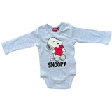 Snoopy Strampler Snoopy Jungen Bodys Strampler Baby Overall 62 68 80 86 92 grau 86