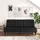 dorel home Schlafcouch Kunstleder 2-Sitzer Schwarz