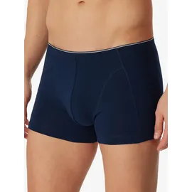 SCHIESSER Retro Boxershorts unifarben blau M 5er Pack