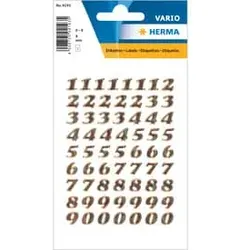 HERMA Etiketten Zahlen 1-9 gold 4193