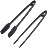 Westmark Brat-/Servierpinzette und Grillzange, Set 2-tlg., Kunststoff, Länge: 29 und 33 cm, Schwarz, 286922E7
