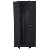 Classix Putzmittelschrank X-545529 tiefschwarz 80,0 x 38,0 x 180,0 cm, aufgebaut, 1 St.