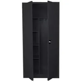 Classix Putzmittelschrank X-545529 tiefschwarz 80,0 x 38,0 x 180,0 cm, aufgebaut, 1 St.