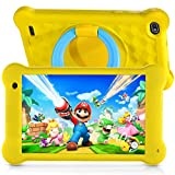 Wainyok Kinder Tablet, 2GB RAM+ 32GB ROM Kids Tablet, Quad Core, Kindersicherung, 7 Zoll Augenschutz IPS FHD Display Kleinkind Android 11 Tablets mit Kindersicherer Hülle