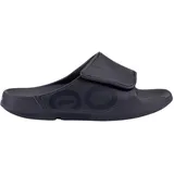 Oofos Ooahh Sport Flex Recovery Sandalen Unisex schwarz 37 EU) Badelatschen