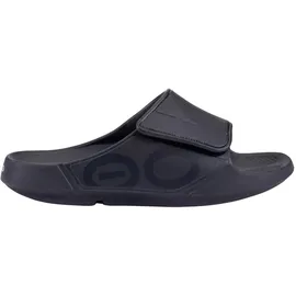 Oofos Ooahh Sport Flex Recovery Sandalen Unisex schwarz 37 EU) Badelatschen