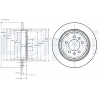 Delphi Bremsscheibe BG2573