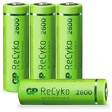 GP Batteries ReCyko Mignon AA NiMH 2600mAh, 4er-Pack (120270AAHCE-C4)