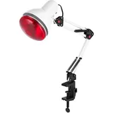Owneed Rotlichtlampe, Infrarotlampe Wärmelampe 150 watt Rotlichtlampe Infrarotlicht-Rotlicht-Wärmelampen Infrarotlichtlampe Tragbarer Heimgebrauch mit Infrarotlicht