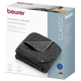 Beurer HD 65 Heizdecke 130 x 180 cm Dunkelgrau