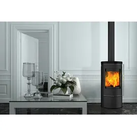 FIREPLACE Rondale Stahl schwarz/Keramik schwarz